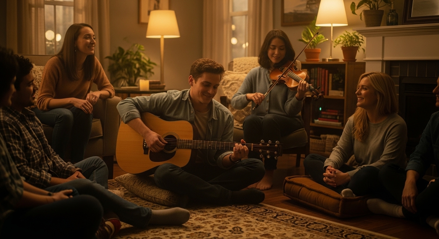 A Musical Evening Thanks to a Kind Family