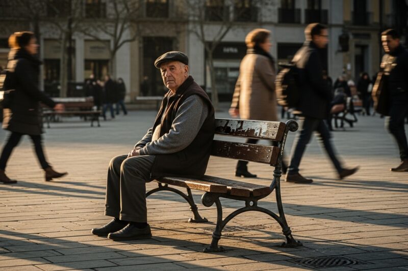 The Old Man Sat Alone Every Day Until a Stranger Asked Him One Question